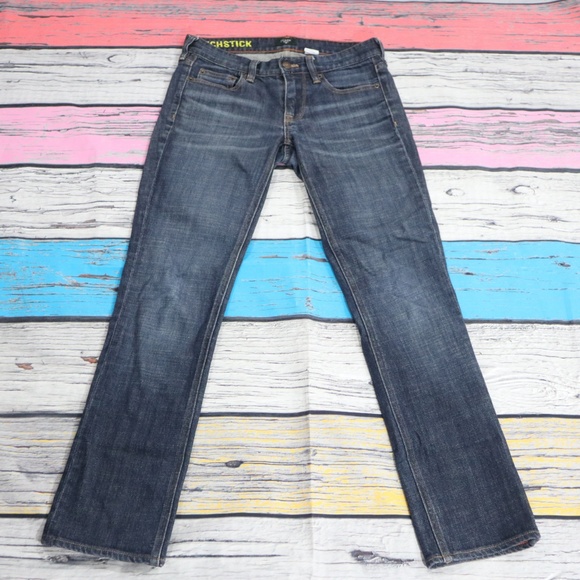 J.Crew Matchstick Jeans Medium Dark Wash 26 - Picture 3 of 8